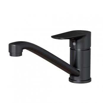 Смеситель для кухни 35k MIXLINE ML14-03GR б/отв п/гайку ГРАФИТ (без подводки)