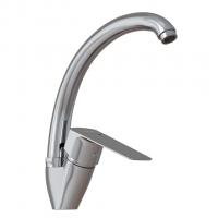 Смеситель для кухни 35k MIXLINE ML15-032 высокий излив б/отв боковая п/гайку (без подводки)