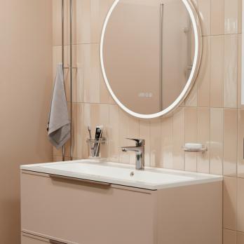 Смеситель для раковины 35k MIXLINE ML14-04 б/отв п/гайку (без подводки)