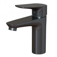 Смеситель для раковины 35k MIXLINE ML14-04GR б/отв п/гайку ГРАФИТ(без подводки)