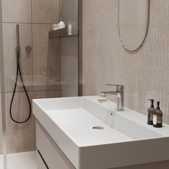 Смеситель для раковины 40k MIXLINE ML15-04 б/отв п/гайку (без подводки)