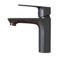 Смеситель для раковины 40k MIXLINE ML15-04GR б/отв п/гайку (без подводки) ГРАФИТ