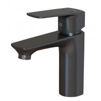 Смеситель для раковины 40k MIXLINE ML15-04GR б/отв п/гайку (без подводки) ГРАФИТ