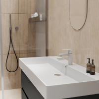 Смеситель для раковины 40k MIXLINE ML15-04W б/отв п/гайку (без подводки) БЕЛЫЙ