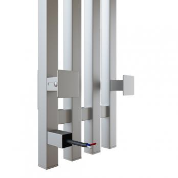 Полотенцесушитель MIXLINE MOON QUADRO MATT СHROME 120/15 (таймер,484 Вт) электрический