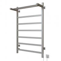 Полотенцесушитель MIXLINE FAVORITE  80х50 (таймер,481 Вт, 6 перекл+ПОЛКА) электрический МАТОВЫЙ ХРОМ