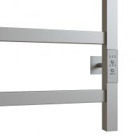 Полотенцесушитель MIXLINE FAVORITE  80х50 (таймер,481 Вт, 6 перекл+ПОЛКА) электрический МАТОВЫЙ ХРОМ