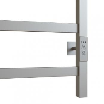 Полотенцесушитель MIXLINE FAVORITE  80х50 (таймер,481 Вт, 6 перекл+ПОЛКА) электрический МАТОВЫЙ ХРОМ