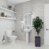 Умывальник-тюльпан "Лаго-55" с отв (КЕРАМИН)