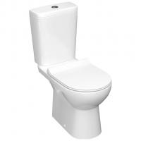 Унитаз-компакт "Альбано" R Slim безободковый (ниж.подв.,гор. выпуск, сид.полип.2кн.арм.) КЕРАМИН