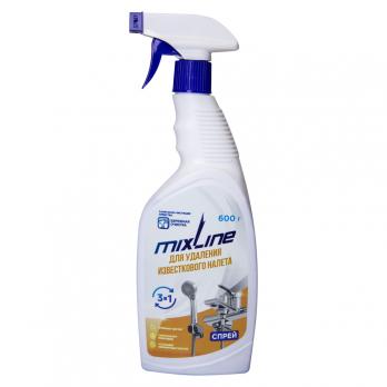 Чистящее средство Mixline для удаления известкового налета 600г СПРЕЙ