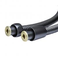 Шланг душевой 150 см имп/кон, EPDM, нерж.сталь ГРАФИТ  MIXLINE MIX-2-150 (коробка)