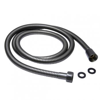 Шланг душевой 150 см имп/кон, EPDM, нерж.сталь ГРАФИТ  MIXLINE MIX-2-150 (коробка)