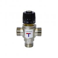 Клапан термосмесительный 1'' нар/нар/нар боковое смешение 20-45 град VRT