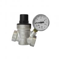 Редуктор давления мембранный 3/4'' диап регул: 1,0 - 6,0 бар с манометром VRT