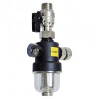 Фильтр самоочищающийся магнитный 3/4'' вн/вн дешламатор для котла, с прозрачн. колбой VRT