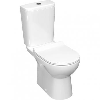 Унитаз-компакт "Альбано" R Slim МСМЛбезободк. (ниж.под,гор.выпуск, сид.полип.м/лифт2кн.арм.) КЕРАМИН