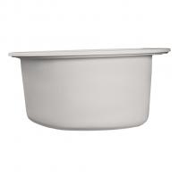 Мойкa ML-GMS101 СТАНДАРТ круглая, белый (331), 480 мм (глуб. чаши 190)