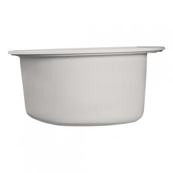 Мойкa ML-GMS101 СТАНДАРТ круглая, белый (331), 480 мм (глуб. чаши 190)