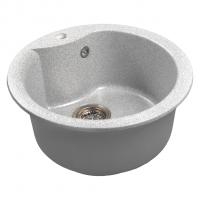 Мойкa ML-GMS101 СТАНДАРТ круглая, серый (310), 480 мм (глуб. чаши 190)