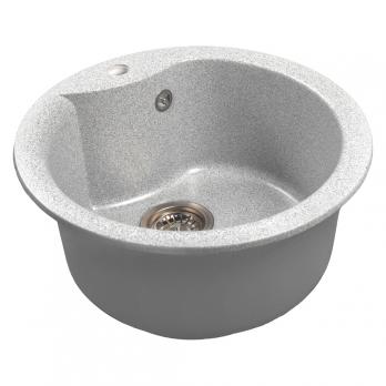 Мойкa ML-GMS101 СТАНДАРТ круглая, серый (310), 480 мм (глуб. чаши 190)