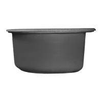 Мойкa ML-GMS101 СТАНДАРТ круглая, темно-серый (309), 480 мм (глуб. чаши 190)