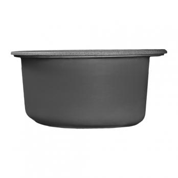 Мойкa ML-GMS101 СТАНДАРТ круглая, темно-серый (309), 480 мм (глуб. чаши 190)