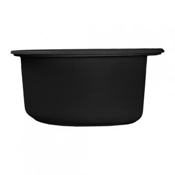 Мойкa ML-GMS101 СТАНДАРТ круглая, черный (308), 480 мм (глуб. чаши 190)