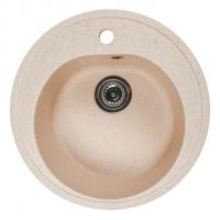 Мойкa ML-GMS102 СТАНДАРТ круглая, бежевый (328), 500 мм (глуб. чаши 170)