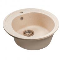 Мойкa ML-GMS102 СТАНДАРТ круглая, бежевый (328), 500 мм (глуб. чаши 170)