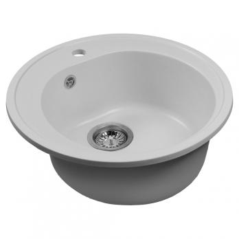 Мойкa ML-GMS102 СТАНДАРТ круглая, белый (331), 500 мм (глуб. чаши 170)