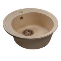 Мойкa ML-GMS102 СТАНДАРТ круглая, песочный (302), 500 мм (глуб. чаши 170)