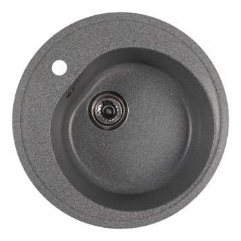 Мойкa ML-GMS102 СТАНДАРТ круглая, темно-серый (309), 500 мм (глуб. чаши 170)