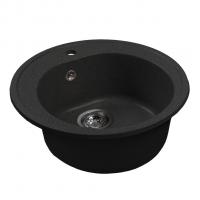 Мойкa ML-GMS102 СТАНДАРТ круглая, черный (308), 500 мм (глуб. чаши 170)