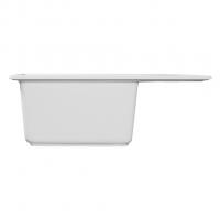 Мойка ML-GMS103 СТАНДАРТ с крылом, белый (331), 570*460*190мм