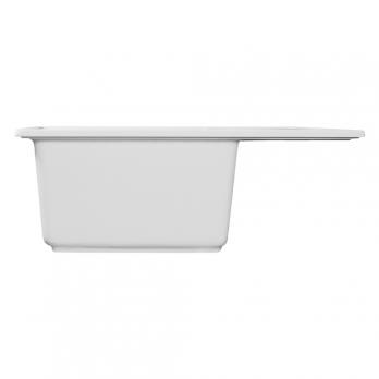 Мойка ML-GMS103 СТАНДАРТ с крылом, белый (331), 570*460*190мм