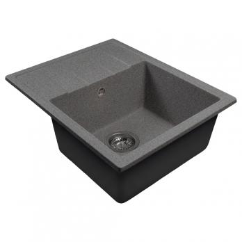 Мойка ML-GMS103 СТАНДАРТ с крылом, темно-серый (309), 570*460*190мм