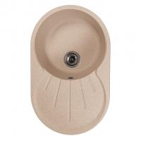 Мойка ML-GMS105 СТАНДАРТ овальная с крылом, бежевый (328), 740*460*190мм