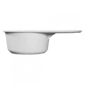 Мойка ML-GMS105 СТАНДАРТ овальная с крылом, белый (331), 740*460*190мм