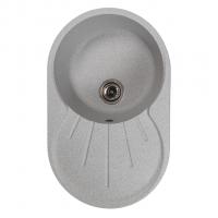 Мойка ML-GMS105 СТАНДАРТ овальная с крылом, серый (310), 740*460*190мм