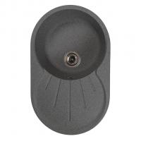 Мойка ML-GMS105 СТАНДАРТ овальная с крылом, темно-серый (309), 740*460*190мм