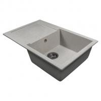 Мойка ML-GMS107 СТАНДАРТ с крылом, серый (310), 770*493*190мм