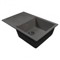 Мойка ML-GMS107 СТАНДАРТ с крылом, темно-серый (309), 770*493*190мм