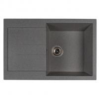 Мойка ML-GMS107 СТАНДАРТ с крылом, темно-серый (309), 770*493*190мм