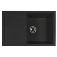Мойка ML-GMS107 СТАНДАРТ с крылом, черный (308), 770*493*190мм