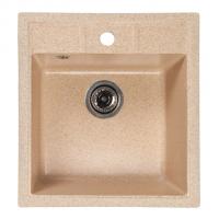 Мойка ML-GMS110 СТАНДАРТ прямоугольная, бежевый (328), 497*440*175мм