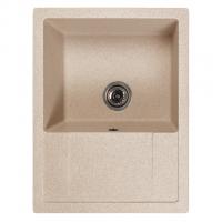Мойка ML-GMS115 СТАНДАРТ с крылом, бежевый (328), 645*505*190мм