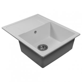 Мойка ML-GMS115 СТАНДАРТ с крылом, белый (331), 645*505*190мм