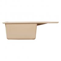 Мойка ML-GMS115 СТАНДАРТ с крылом, песочный (302), 645*505*190мм