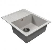 Мойка ML-GMS115 СТАНДАРТ с крылом, серый (310), 645*505*190мм